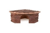 Gnagare - Trixie Jesper corner house dwarf rabbits bark wood 42 × 15 × 30/30 cm - TX62043