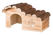 Gnagare - Trixie Hanne house guinea pigs bark wood/flamed 29 × 18 × 18 cm - TX61977