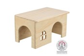 Gnagare - Trixie Naturträdhus utan Spikar för Smådjur Stora Hamstrar Degus 28x16x18cm - TX61262