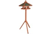 Burar, hus och tillbehör - Trixie natura bird feeder with stand pine wood ø 65 × 46 cm/1.45 m brown - TX5572