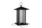 Fågelburar, hus och tillbehör - Trixie Food dispenser metal 1000 ml/20 cm black - TX55621