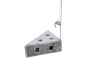 Katter - Trixie Cat's Cheese with playing rod & toy balls plush 36 × 8 × 26/26 cm grey - TX4505