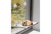 Katter - Trixie Window platform velour 50 × 30 cm grey - TX43209
