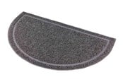 Katter - Trixie Cat litter tray mat semi-circular PVC 59 × 35 cm anthracite - TX40386