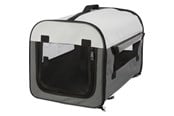 Hundar - Trixie Soft Kennel Basic XS: 32 × 32 × 47 cm dark grey/light grey - TX39701