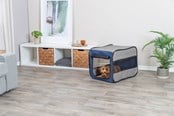 Hundar - Trixie Hundbur Twister hopfällbar polyester pop-up resebur liten 45x45x64cm - TX39692