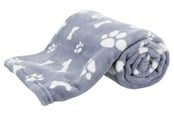 Hundar - Trixie Dog Blanket Kenny Plush Blue 75x50cm - TX37090