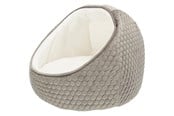Hundar - Trixie Livia cave ø 55 × 45 cm taupe/cream - TX36350