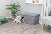 Hundar - Trixie Kimy Soft Edition hopfällbar husdjursgrotta 72x40x40cm - 36315