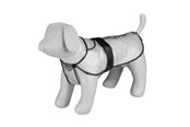 Hundar - Trixie Tarbes raincoat L: 60 cm transparent/black piping - TX3007