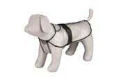 Hundar - Trixie Tarbes raincoat S: 34 cm transparent/black piping - TX3001
