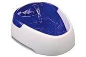 Hundar - Trixie Drinking Fountain Duo stream plastic 1 l/20 × 12 × 23 cm white/blue - TX24462