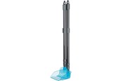 Hundar - Trixie Dustpan with rake 57–102 cm grey/blue - TX23650