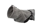 Hundar - Trixie Bathrobe for dogs terry cloth XL: 75 cm grey - TX23575