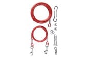 Hundar - Trixie Tie out cable with pulley 15 m red - TX2293