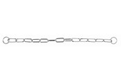 Hundar - Trixie Chain Collar L-XL 58cm 4mm - TX2151