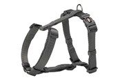 Hundar - Trixie Premium H-harness XXS–XS: 20–32 cm/10 mm graphite - TX204816