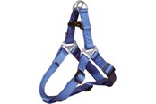 Hundar - Trixie Premium One Touch harness M: 50–65 cm/20 mm royal blue - TX204502