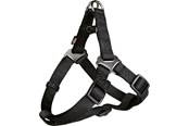 Hundar - Trixie Premium One Touch harness M: 50–65 cm/20 mm black - TX204501