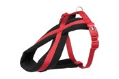Hundar - Trixie Premium touring harness M–L: 50–90 cm/25 mm red - TX204003