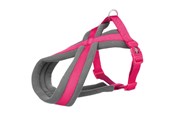 Hundar - Trixie Premium touring harness S–M: 40–70 cm/20 mm fuchsia - TX203811