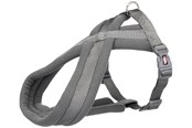 Hundar - Trixie Premium touring harness XS–S: 30–55 cm/15 mm graphite - TX203616