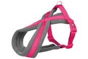 Hundar - Trixie Premium touring harness XS–S: 30–55 cm/15 mm fuchsia - TX203611