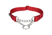 Hundar - Trixie Premium semi-choke M–L: 35–50 cm/20 mm red - TX202803