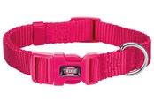 Hundar - Trixie Premium collar XXS–XS: 15–25 cm/10 mm fuchsia - TX202111