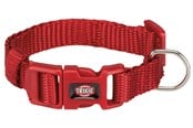 Hundar - Trixie Premium Collar Red XXS–XS 15-25cm/10mm - TX202103