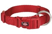 Hundar - Trixie Premium Collar Red S–M 30-45cm/15mm - TX201503