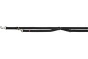 Hundar - Trixie Premium adjustable lead double-layered XS: 2.00 m/10 mm black - TX201001