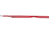Hundar - Trixie Premium adjustable lead double-layered L–XL: 2.00 m/25 mm red - TX200903