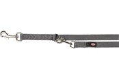 Hundar - Trixie Premium adjustable lead XS–S: 2.00 m/15 mm graphite - TX200416