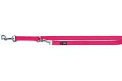Hundar - Trixie Premium adjustable leash XS–S: 2.00 m/15 mm fuchsia - TX200411