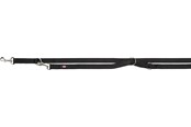Hundar - Trixie Premium adjustable lead XS–S: 2.00 m/15 mm black - TX200401