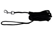 Hundar - Trixie Tracking leash round S–M: 15 m/ø 5 mm black - TX19771