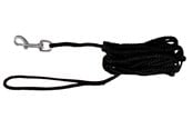Hundar - Trixie Tracking leash round S–M: 5 m/ø 5 mm black - TX19751
