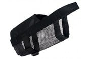 Hundar - Trixie Muzzle with net insert polyester L–XL black - TX19265