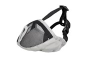 Hundar - Trixie Muzzle for short-nosed breeds polyester S–M short grey - TX17626