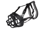Hundar - Trixie Muzzle Flex muzzle rubber L–XL black - TX17615