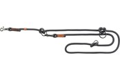 Hundar - Trixie BE NORDIC Adjustable Leash Grey/Brown L–XL 13mm 2M - TX17231