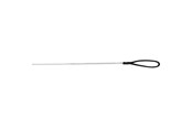 Hundar - Trixie Chain leash with nylon hand loop L–XL: 1.00 m/4.0 mm black - TX14031