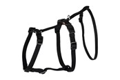 Hundar - Trixie Panic Harness Stay M–L: 50–75 cm/20 mm black - TX13093