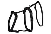Hundar - Trixie Panic Harness Stay XS–S: 30–40 cm/10 mm black - TX13091