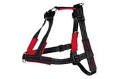 Hundar - Trixie Lead'n'Walk Soft training harness S–M: 45–70 cm/25 mm black - TX13055