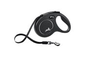 Hundar - Flexi New CLASSIC M leash 5 m black - H7847S
