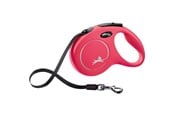 Hundar - Flexi New CLASSIC M/L leash 5 m red - H7847R