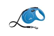 Hundar - Flexi New CLASSIC M/L leash 5 m blue - H7847L