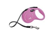 Hundar - Flexi New Classic S leash 5 m pink - H7846P
